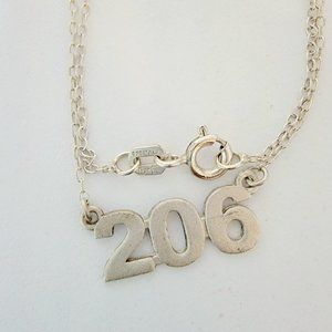 D+E "206" Sterling Silver Necklace